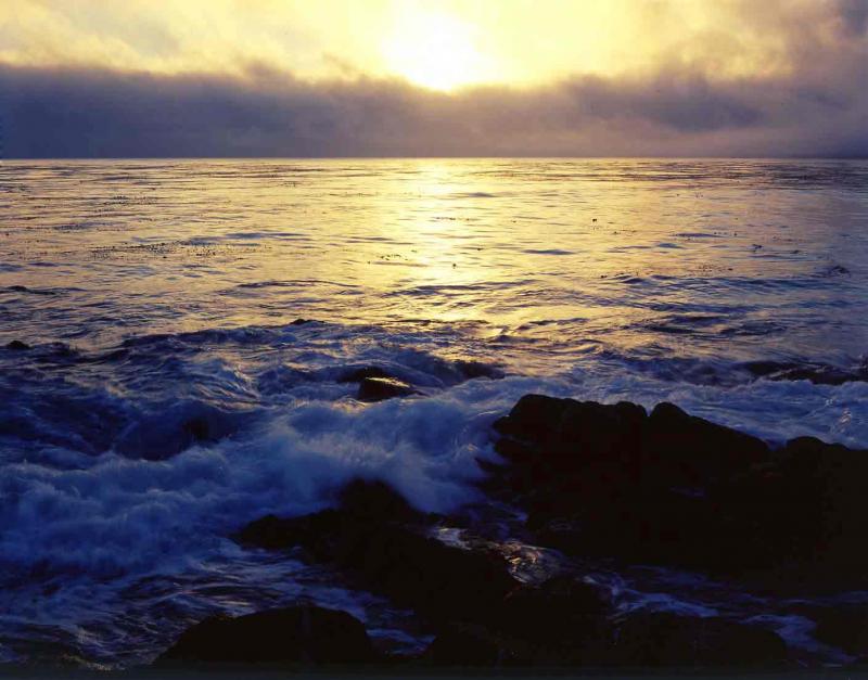sunset, Carmel Bay, 1995